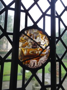 Detail from stained glass window The Treasurer's House