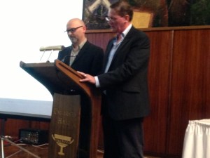 Sean Williams and Simon Brown, Masters of Ceremonies Aurealis Awards