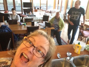 Selfie with some of the gang