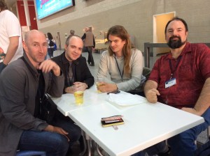 Alistair, Fabuzzio and Teodor, with Matthew