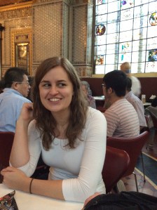 Kimberley Gaal, V&A tea room, August 2014