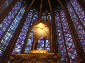 Inside Saint Chapelle, Paris