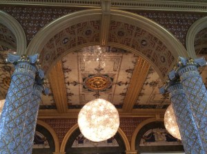 V&A ceiling of the tea room