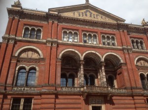 Victoria and Albert Museum taken from the quadrangle