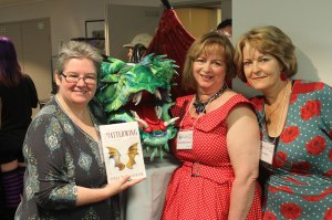 Nicole, dragon, me and Cat (photo by Robert Hood)