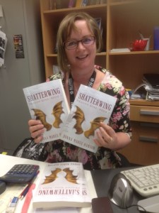 Me with the first copies of Shatterwing