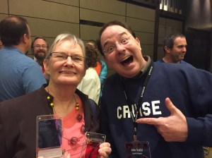 Glenda Larke and John Scalzi, Ditmar Awards Perth 2015